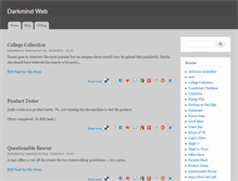 Tablet Screenshot of darkmindweb.net